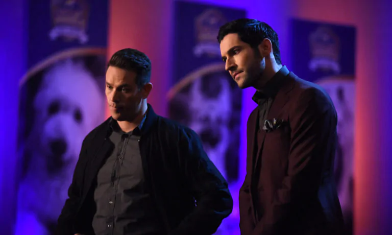 Люцифер и Дэн Эспиноза на деле