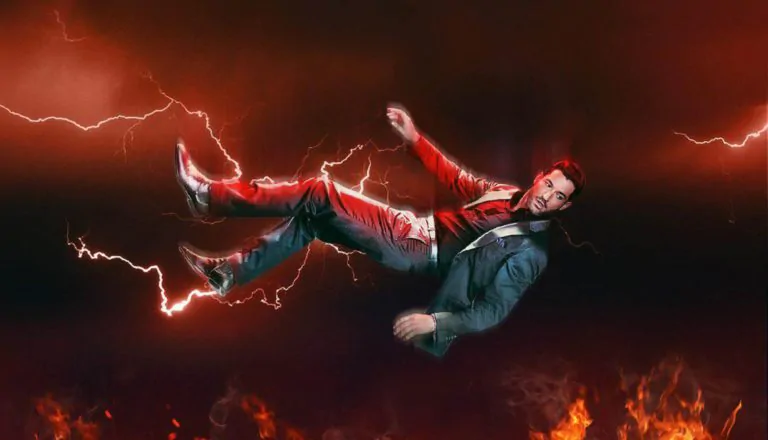 Люцифер падает в ад